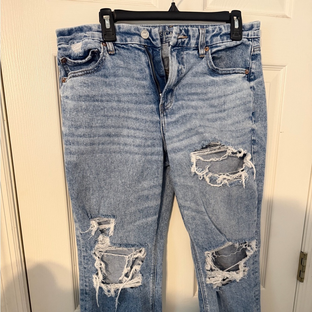 American Eagle Outfitters Strigid Mom Jean - Size 12 X-Short